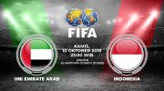 Pertandingan Uni Emirat Arab vs Indonesia.