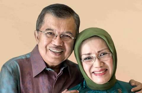 Jusuf Kalla dan Mufidah Kalla. (Ist)