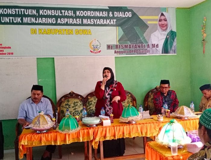 Reses di Gowa, Rismayanti Sampaikan Komitmennya Membangun Desa