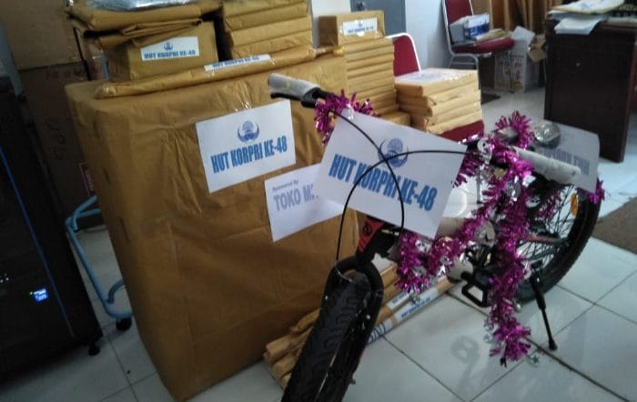 Doorprize Jalan Santai HUT Korpri di Bulukumba.