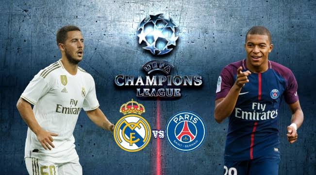 Liga Champions: Real Madrid vs Paris Saint Germain.