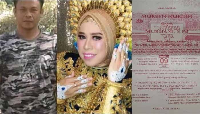 Kisah Pilu Pengantin di Barru, Mempelai Pria Meninggal 5 Jam Usai Akad Nikah