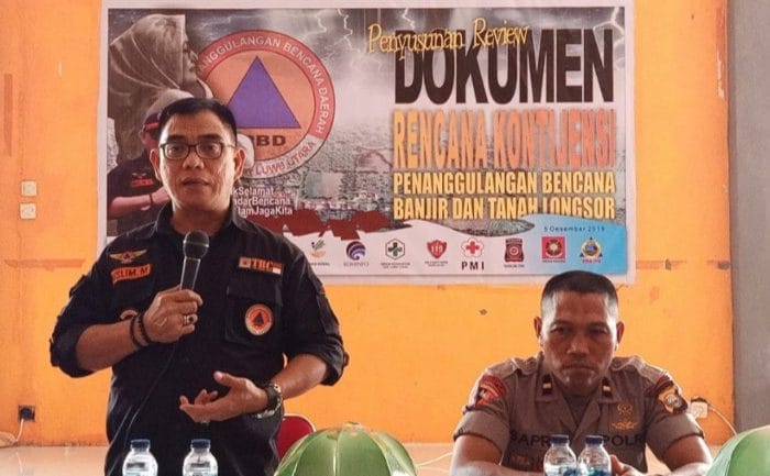 Review Kondisi Kekinian, BPBD Luwu Utara Gelar Simulasi Renkon Banjir dan Longsor