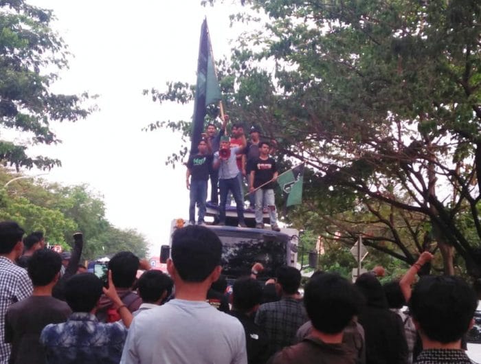 Peringati Hari Antikorupsi dan HAM Internasional, HMI Gowa Raya Gelar Unjuk Rasa
