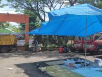 Kantor DLH Kota Parepare yang terletak di jalan Jenderal Ahmad Yani KM 5 Kota Parepare dalam kondisi tersegel.