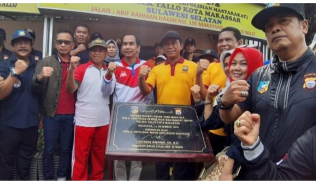 Kapolrestabes Makassar Resmikan Balai Kemitraan Polisi dan Masyarakat