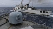 Kapal Coast Guard China di ZEE Indonesia. (ANTARA FOTO)