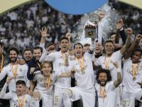 Real Madrid jadi juara Piala Super Spanyol setelah menang adu penalti atas Atletico Madrid (AP Photo