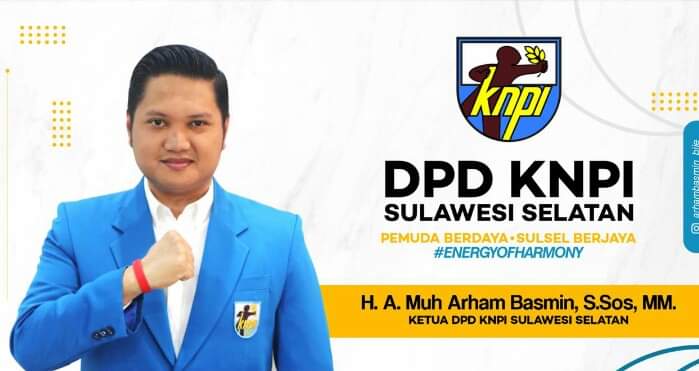 Jadwal dan Lokasi Pelantikan KNPI Sulsel Kepengurusan Arham Basmin