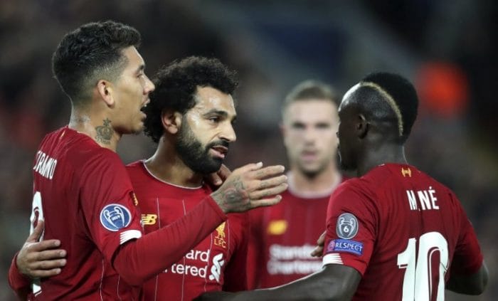 Roberto Firmino, Mohamed Salah dan Sadio Mane