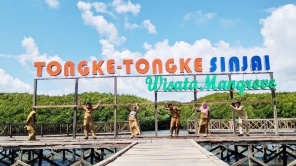 Objek Wisata Hutan Mangrove Tongke-tongke Sinjai.
