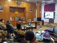 Didampingi Pimpinan OPD Selayar, Basli Ali Video Conference Bersama Mendagri
