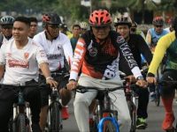 Bersama Dandim, Bupati Barru Ramaikan Toddopupuli Gowes Green Sambut HUT Kavaleri ke 70