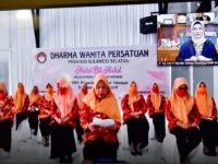 Dharma Wanita Persatuan Sulsel Gelar Halalbihalal Secara Virtual