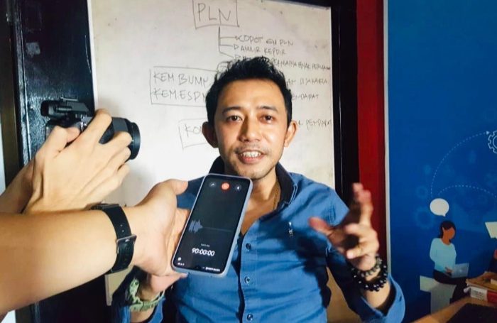 Juru Bicara Perkumpulan Kontraktor Listrik Sulawesi, Aiman Adnan.