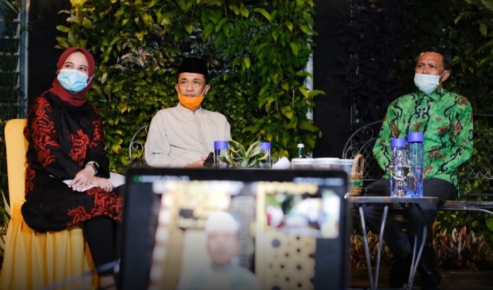 Nurdin Abdullah Halalbihalal Virtual Bersama Alumni Jepang