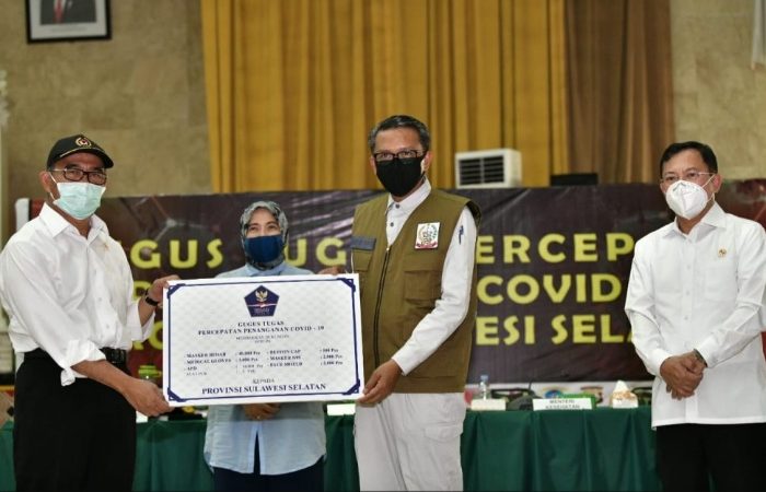 Gugus Tugas Covid-19 Pusat Beri Bantuan Plasma Darah untuk Sulsel.