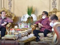 Silaturahmi Perdana ke Gubernur Sulsel, Kakanwil Harun Sulianto Siap Bersinergi