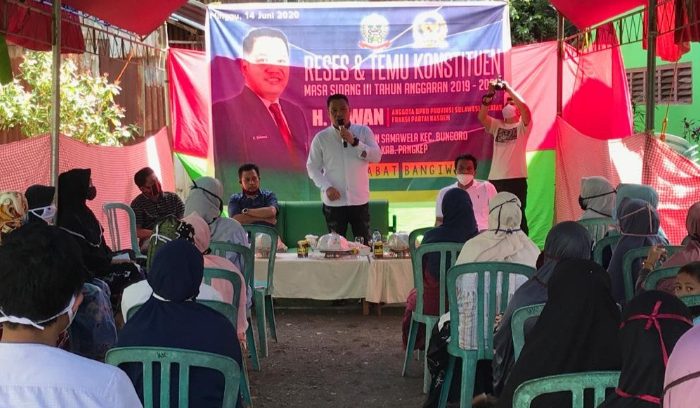 Gelar Reses, H Irwan Serap Aspirasi Warga dengan Terapkan Protokol Kesehatan