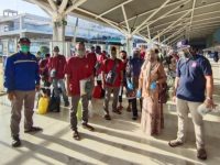 Pemkab Gowa Jemput Kedatangan 14 TKI dari Malaysia