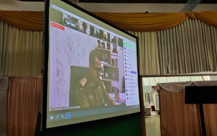 Gugus Tugas Covid-19 Sulsel Gelar Video Conference Update Penanganan Corona