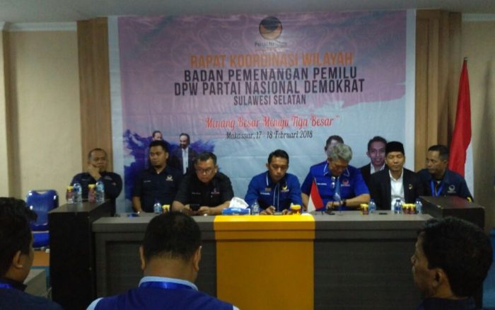 Ilustrasi Pengurus NasDem Sulsel