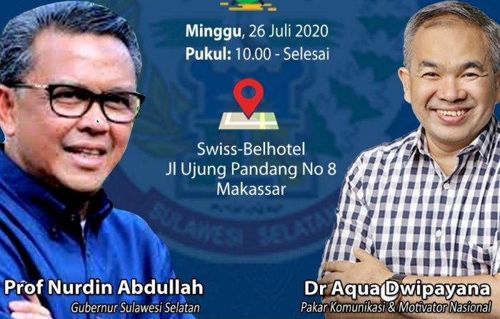 Aqua Dwipayana Motivasi Puluhan Anggota Gugus Tugas Penanganan Covid-19 Sulsel