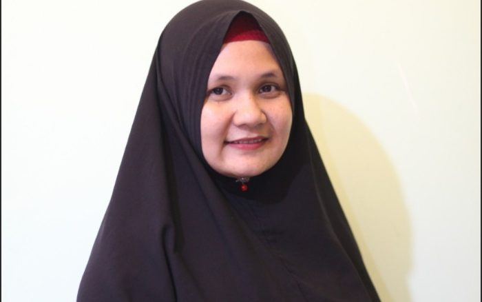 Salah satu peserta Duta Covid-19 Sulsel, Andi Putri Ipo.