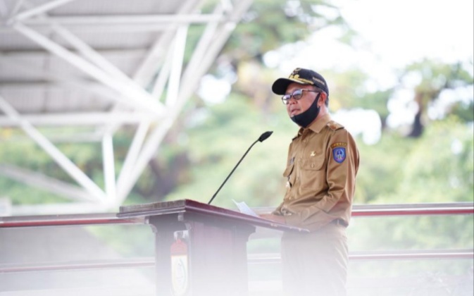 pencanangan gerakan bersama percepatan penanganan virus corona (Covid-19),