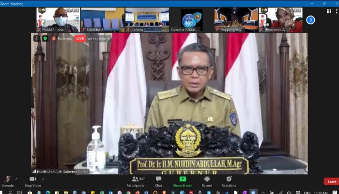 Gubernur Sulsel, Nurdin Abdullah.