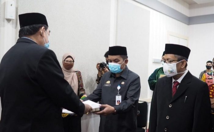 Abdul Hayat Gani, melantik empat pejabat lingkup Pemprov Sulsel,