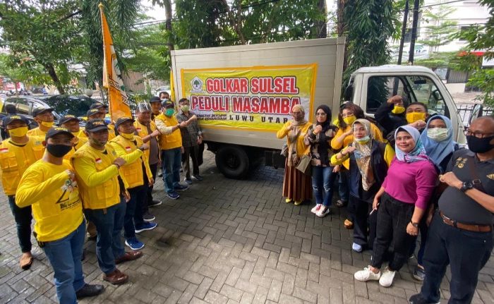 Peduli Kemanusian, Golkar Terjunkan Bantuan ke Masamba