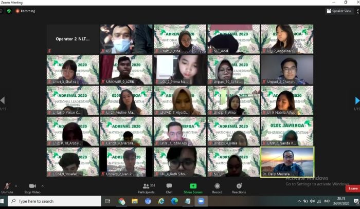 AMSA Fakultas Kedokteran Unismuh Gelar National Leadership Training.