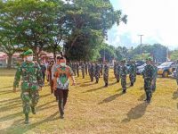 Kodim 1415 Selayar Apel Gelar Pasukan Terkait Pendisiplinan Protokol Kesehatan