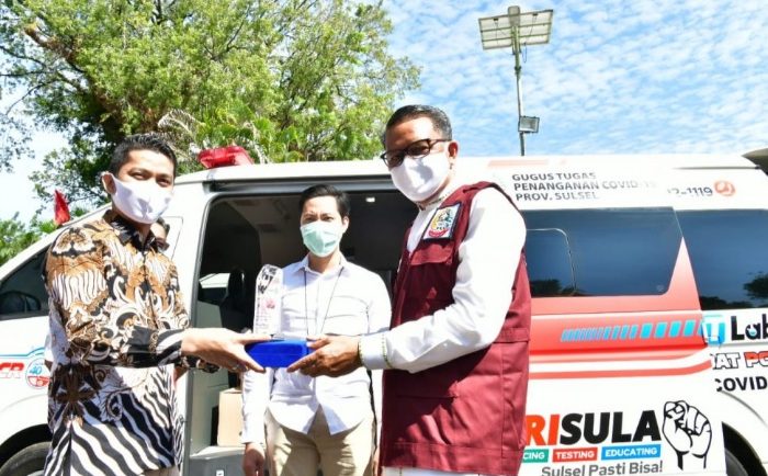 Nurdin Abdullah Launching Mobile Combat PCR Covid-19