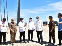 Gubernur Sulsel Tinjau Lahan Persiapan Pembangunan Twin Tower di CPI