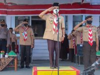 Ketua Kwartir Cabang Selayar Pimpin Apel Besar Hari Gerakan Pramuka Ke-59.
