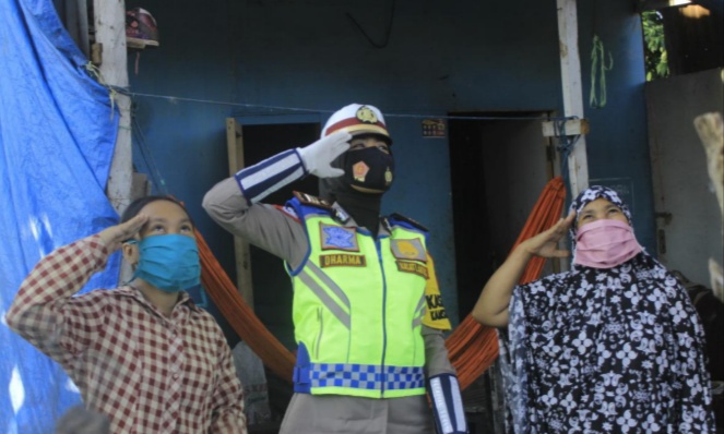 Kasat Lantas Kabupaten Pinrang, AKP Dharmawaty.