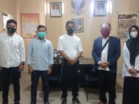 Rombongan HMI Cabang Gowa Raya saat menemui Kepala Dinas Pendidikan Kabupaten Gowa.