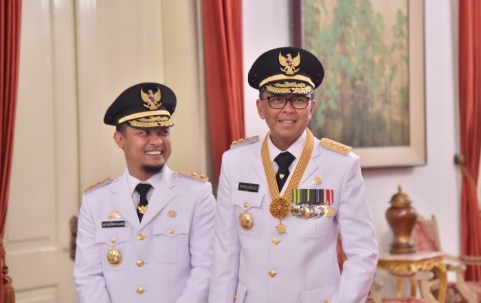 Gubernur – Wakil Gubernur Sulawesi Selatan, Prof. HM Nurdin Abdullah – Andi Sudirman Sulaiman