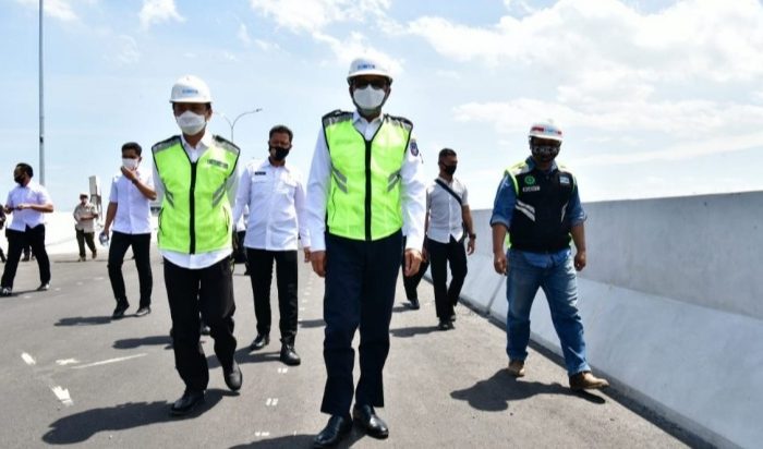 Gubernur Sulsel Tinjau Proyek Jalan Tol Layang Ujung Pandang