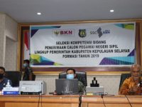 Bupati Selayar Pantau Pelaksanaan Tes SKB CPNS.