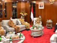 Bupati Sinjai Andi Seto Asapa (ASA) secara khusus menemui Gubernur Sulsel Nurdin Abdullah di Kantor Gubernur Sulsel, Selasa (23/2/2021).