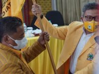 Ombas Terpilih Ketua DPD II Golkar Torut, Ini Pesan Taufan Pawe Untuk Kader