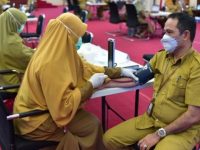 ASN Pemprov Lingkup Kantor Gubernur Sulsel Divaksin
