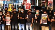Jurnalis di Bontang Gelar Aksi Damai Bentuk Solidaritas untuk Nurhadi