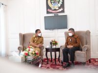 Wali Kota Parepare dan Plt. Gubernur Sulsel Andi Sudirman Sulaiman