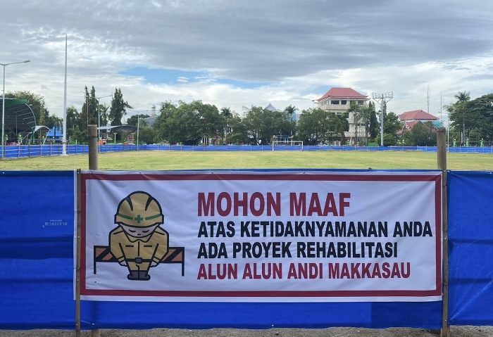 Direhab, Rumput Lapangan Andi Makkasau Pakai Zoysia Matrella, Sama dengan Stadion GBK Jakarta