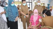 Dwiyanti Musrifah Basli Pantau Langsung Pelaksanaan Vaksinisasi Bagi Ibu Hamil di Selayar