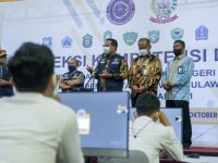 Pantau Pelaksanaan Test SKD CASN, Plt Gubernur Sulsel Beri Motivasi Para Peserta